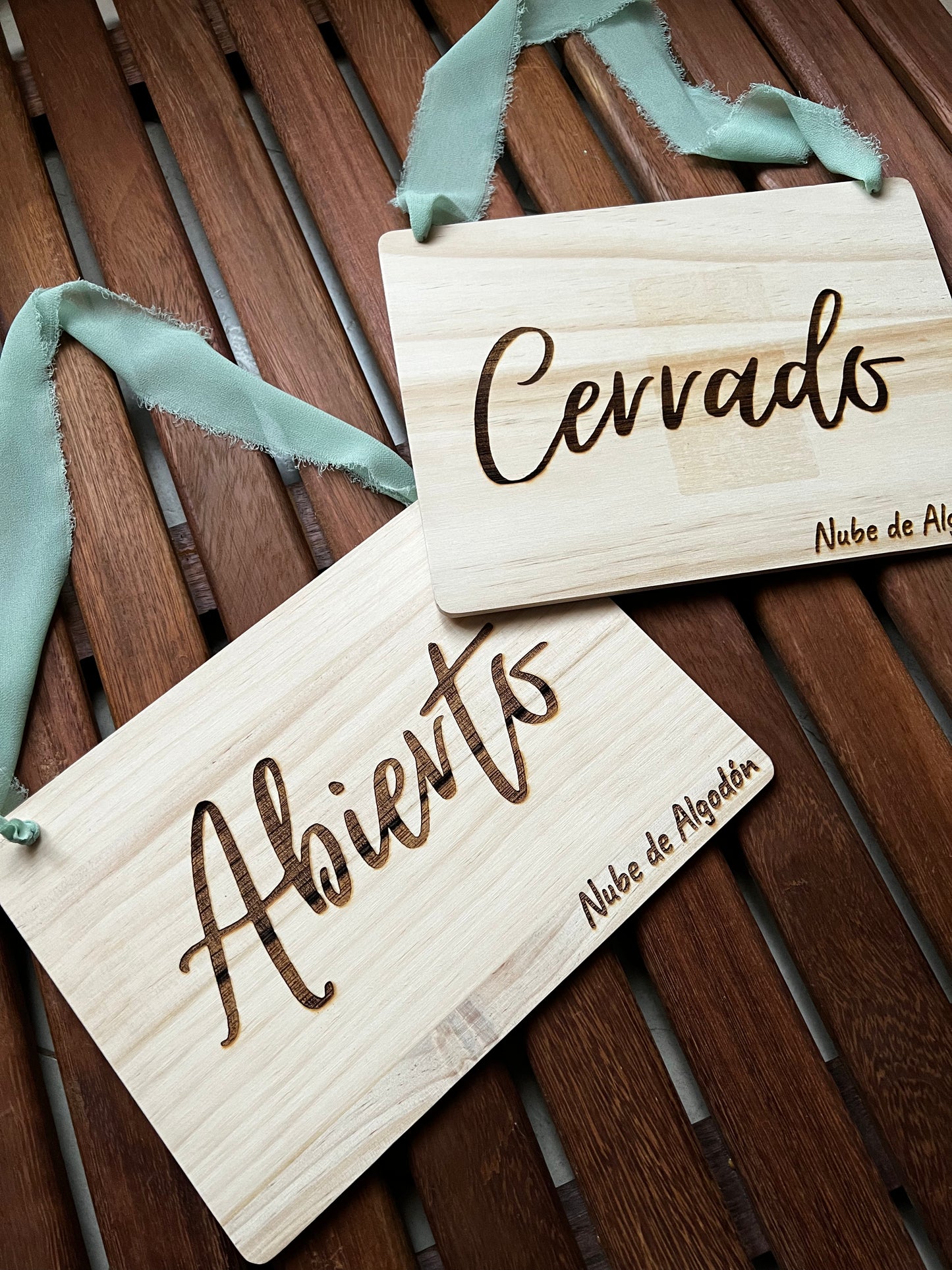 Cartel abierto/cerrado