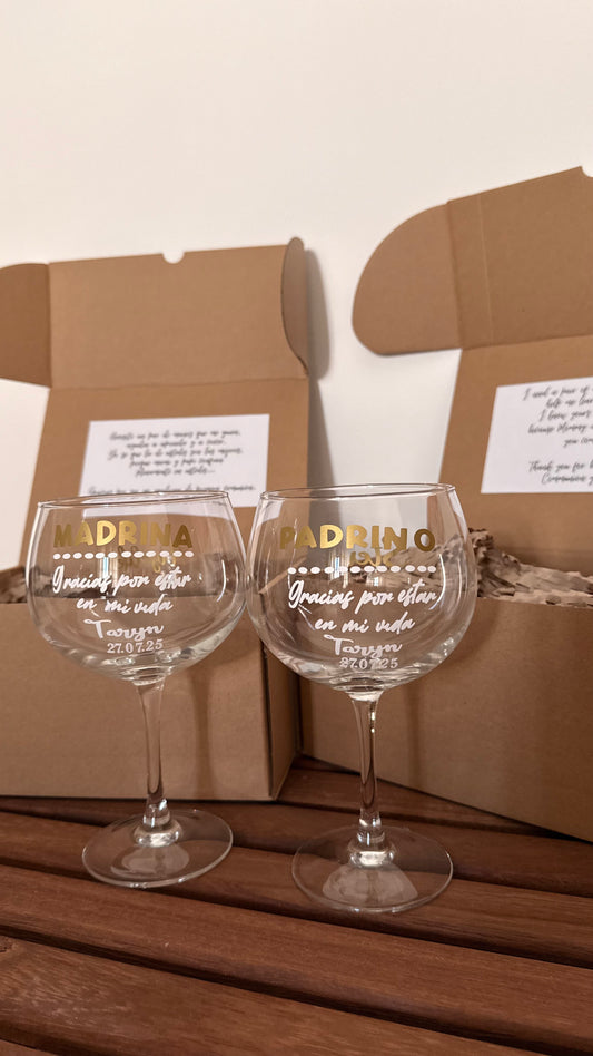 Copas padrino o madrina