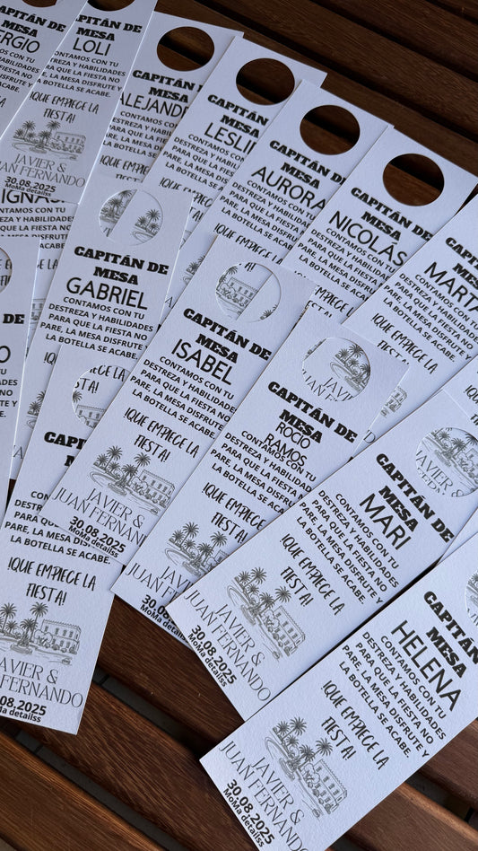 Capitán de mesa agujero