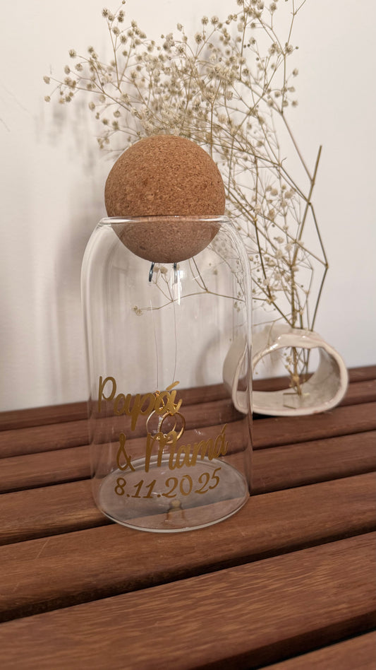 Porta alianzas colgante