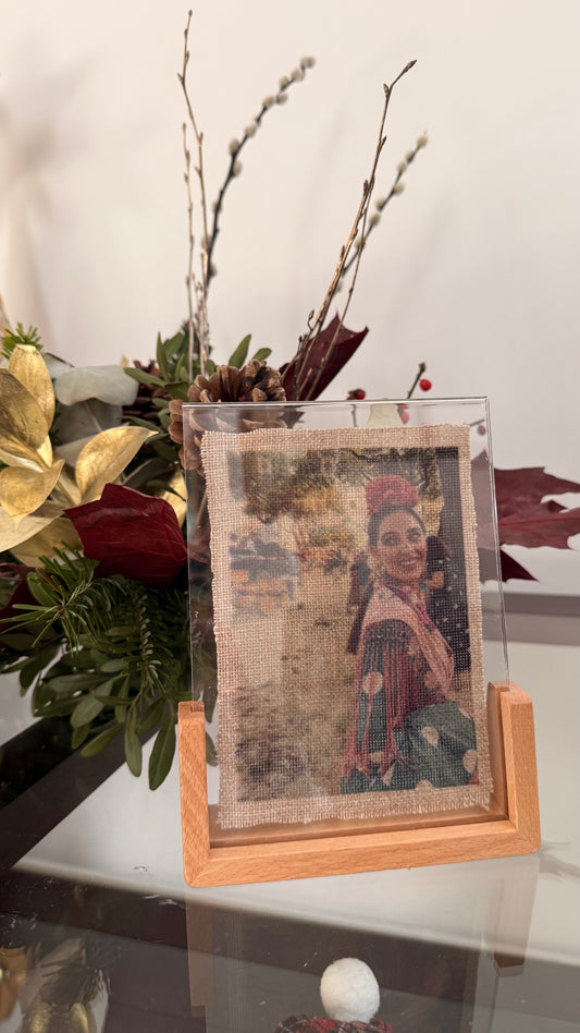 Cuadro estampado en tela