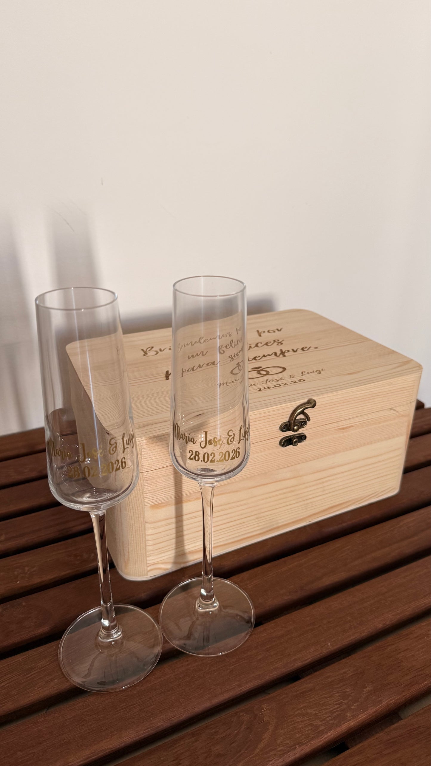 Caja copas champán largas