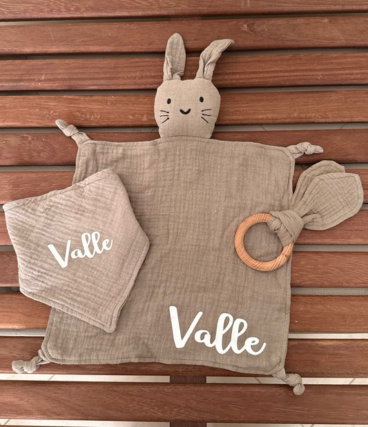 Pack dou dou, babero y mordedor